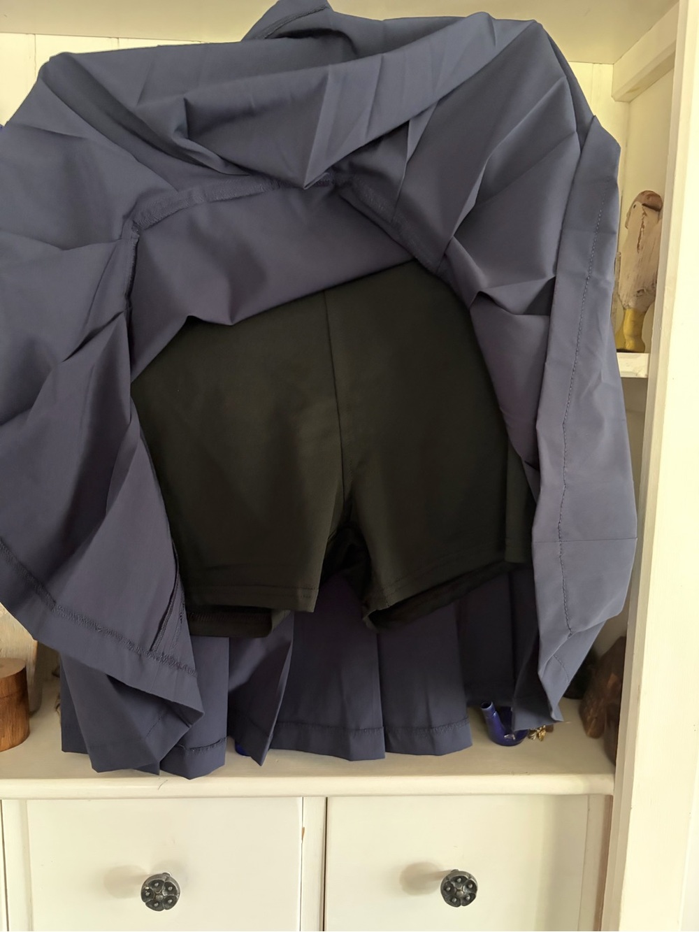 Cross Sportswear Women's Pleated Golf Skort in Navy - Picture 3 of 4